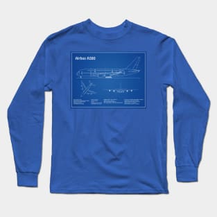 Airbus a380 - AD Long Sleeve T-Shirt